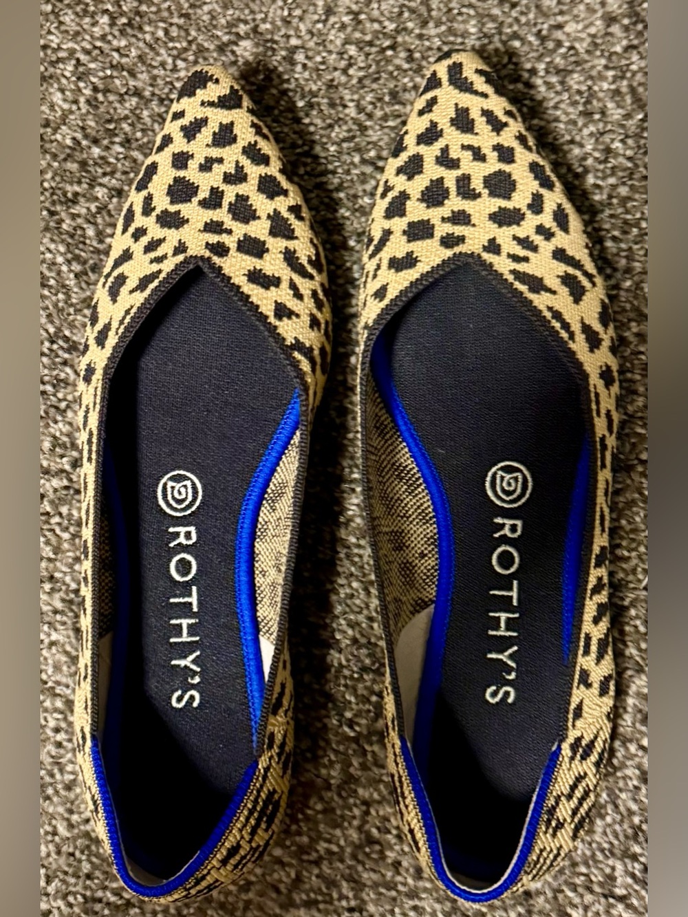 Rothy's Leopard OG Points 8.5